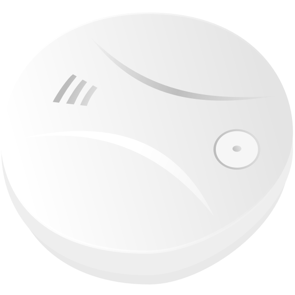 SVG Smoke detector vector drawing