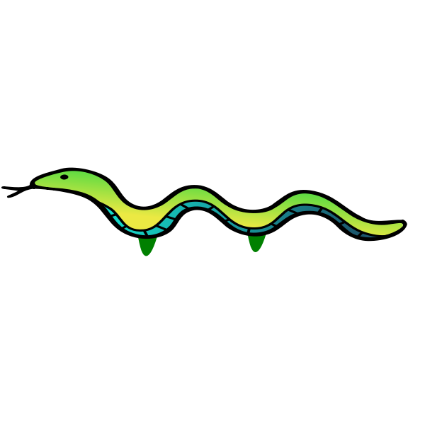 SVG snake add feet
