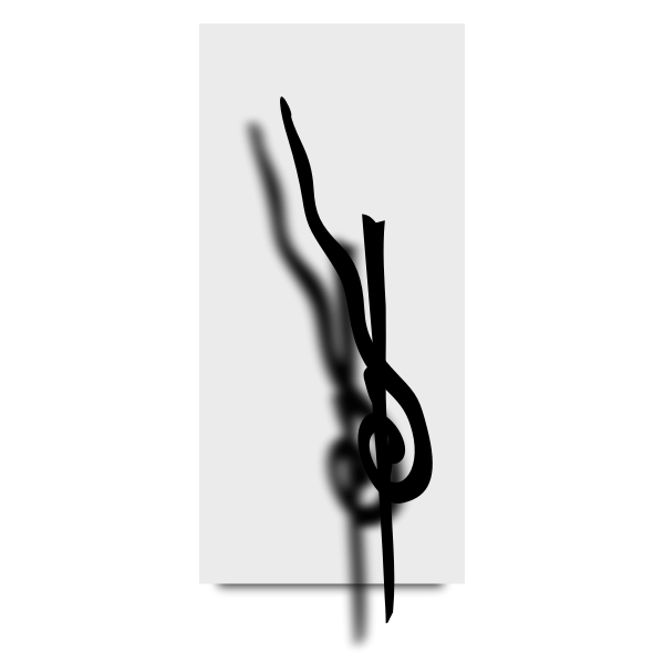 SVG snake with stick