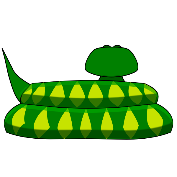 SVG Snake039s back