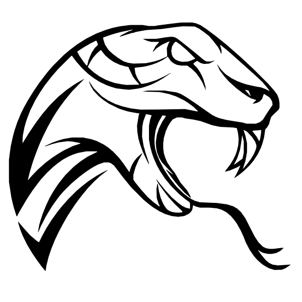 SVG Snake039s head