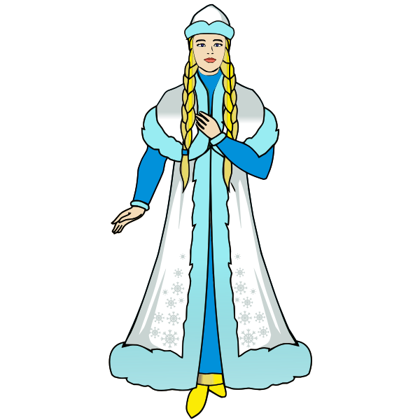 SVG Snegurochka