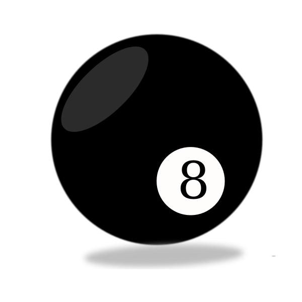 SVG Snooker ball with shadow