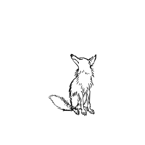 SVG Snooty wolf