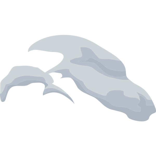 SVG Snow cap vector image