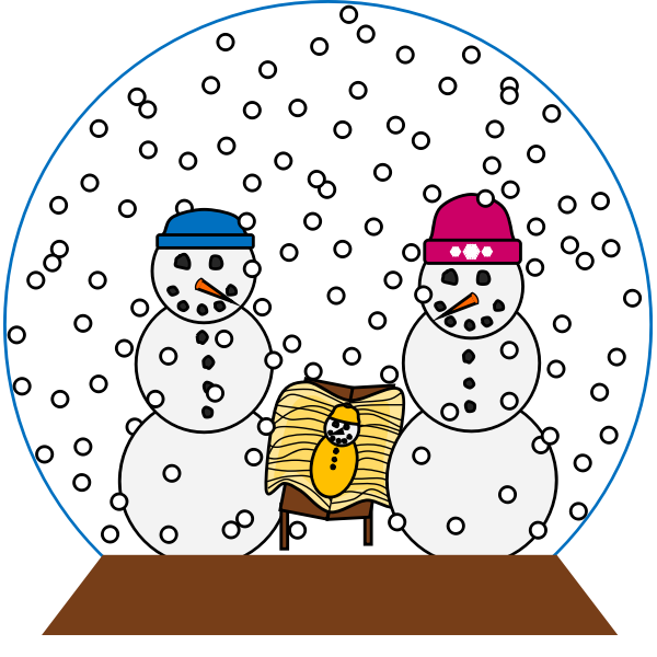 SVG Snow globe
