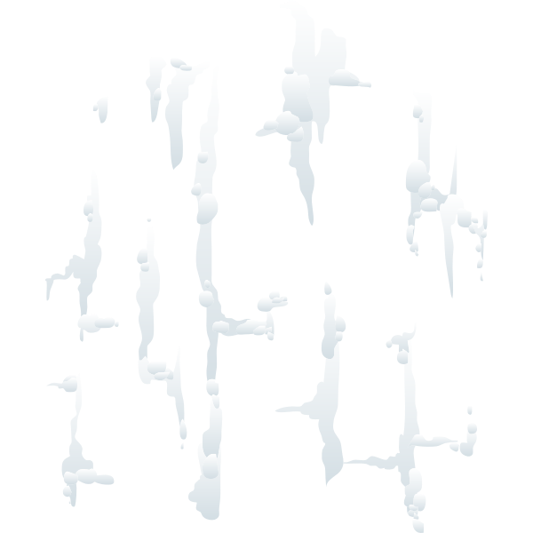 SVG Snow on a steep rock