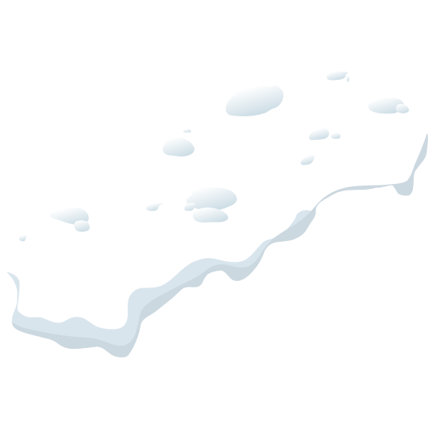 SVG Snow plat vector image