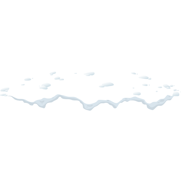 SVG Snow plate vector image