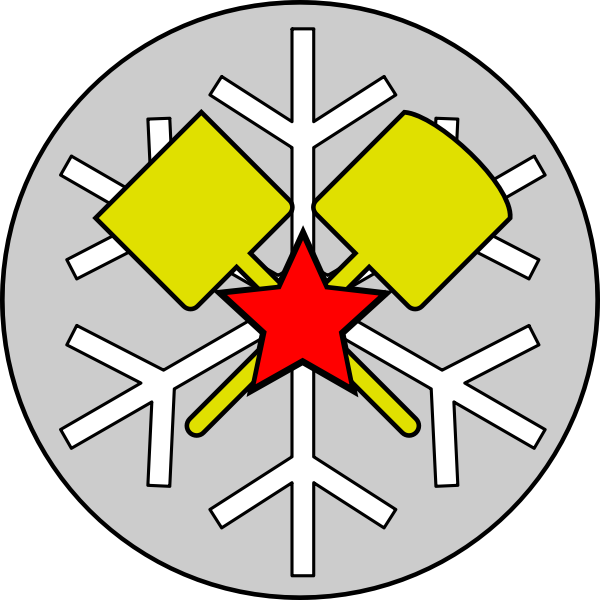 SVG Snow-removal Troops Emblem - Full version