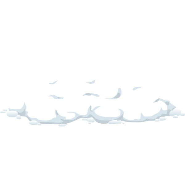 SVG Snow rubble vector image