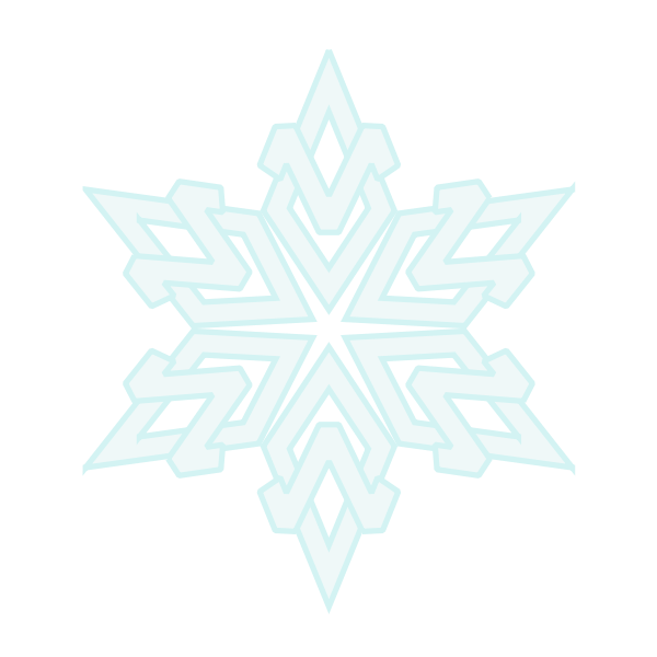 SVG Snowflake 12