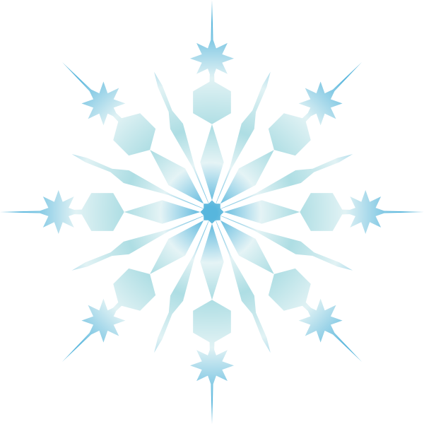 SVG Snowflake art vector