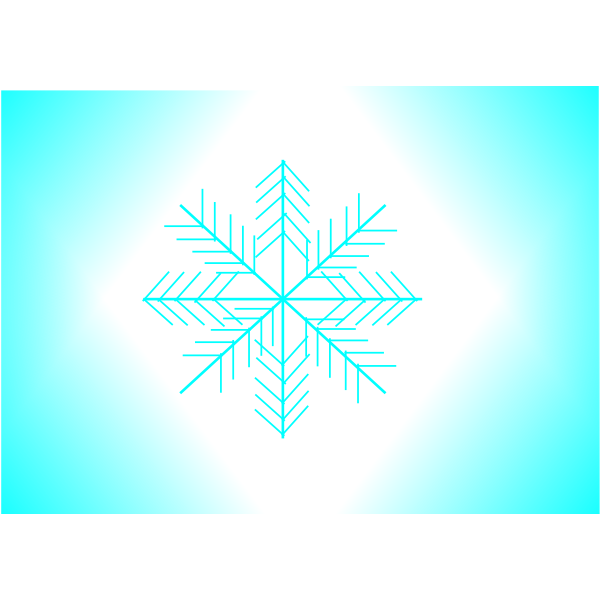 SVG Snowflake illustration vector