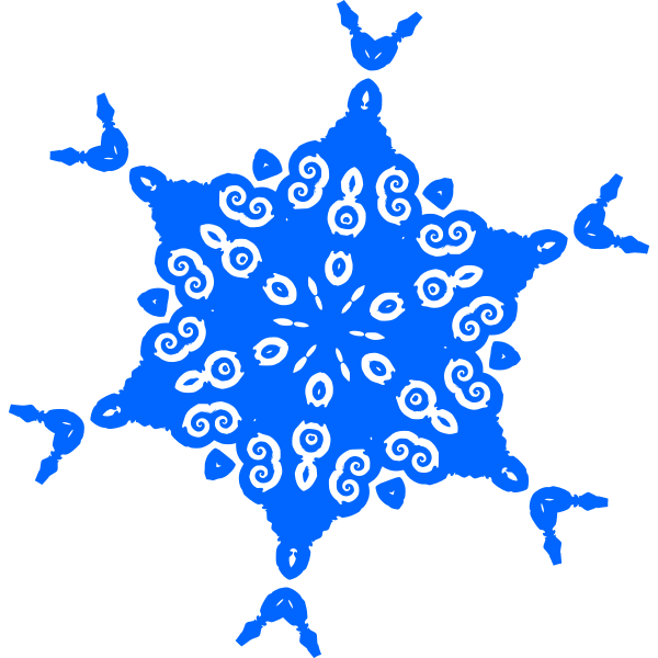 SVG Snowflake Kaleidoscope