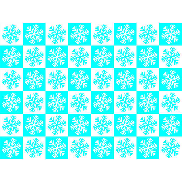 SVG Snowflake pattern