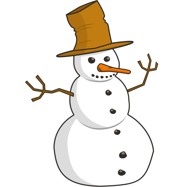 SVG snowman