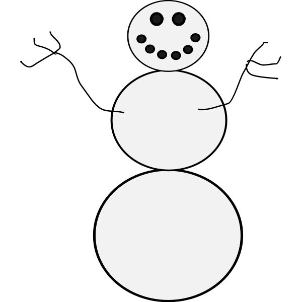 SVG Snowman