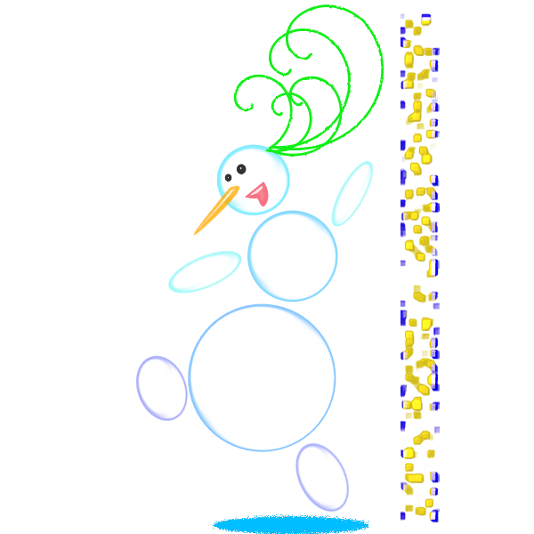 SVG snowman
