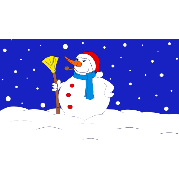 SVG Snowman