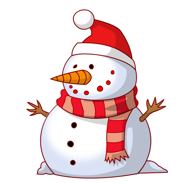 SVG Snowman drawing