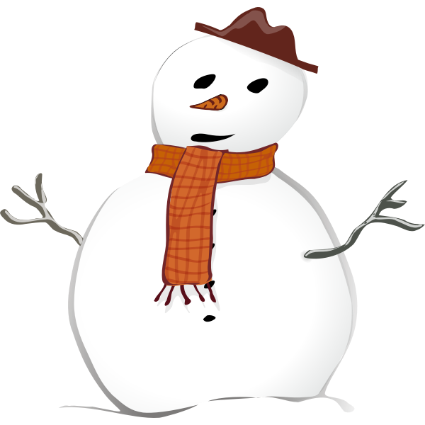 SVG Snowman graphics vector