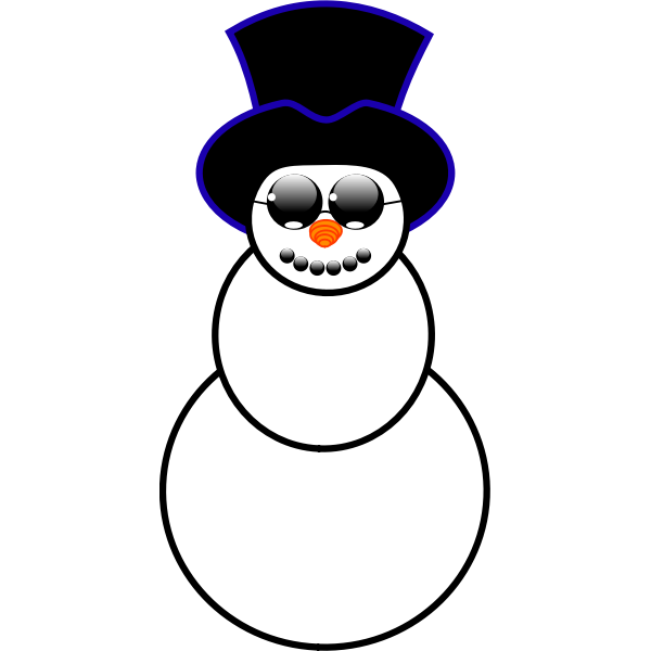 SVG Snowman image