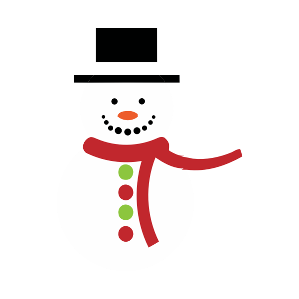 SVG Snowman image