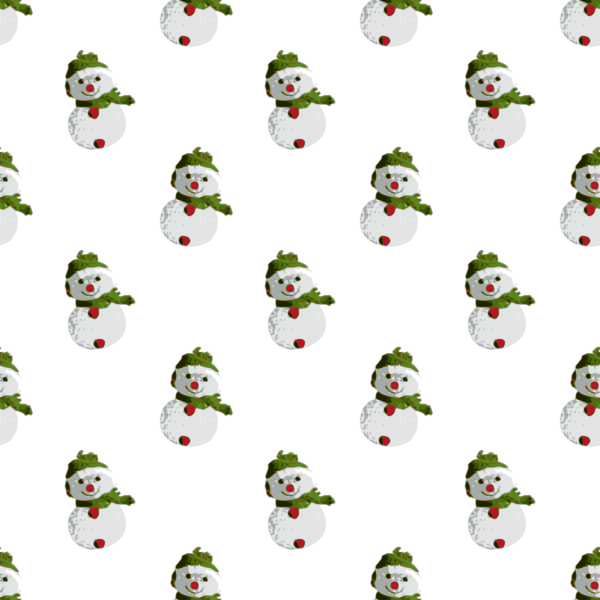 SVG Snowman pattern