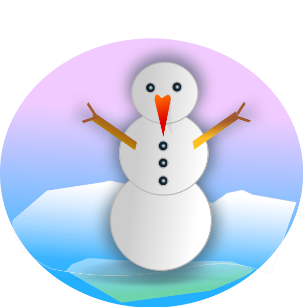 SVG snowman remix 2010
