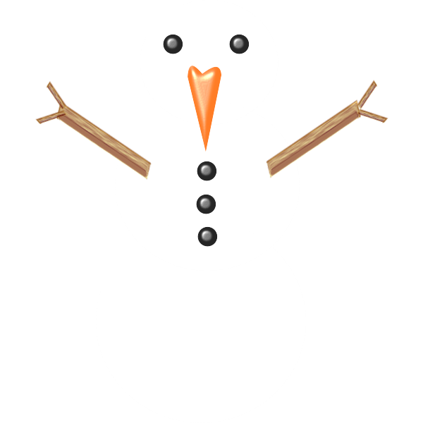 SVG Snowman vector