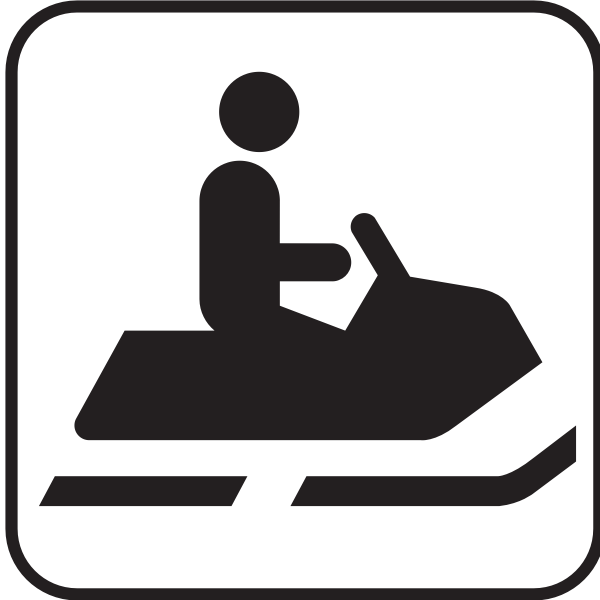 SVG Snowmobile icon