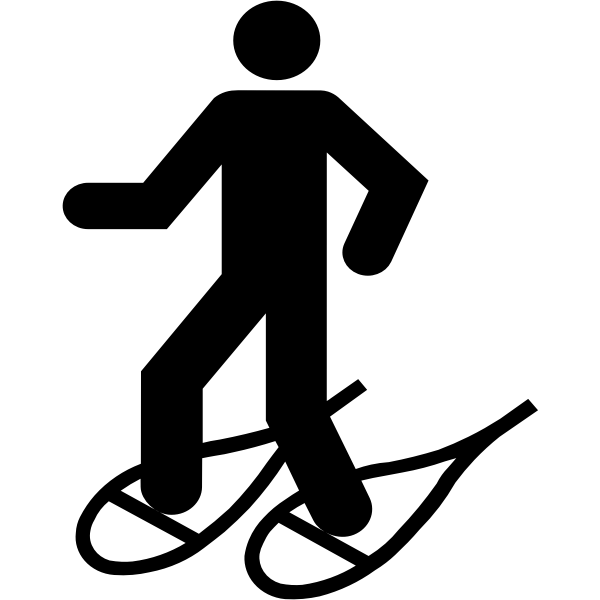 SVG Snowshoes icon