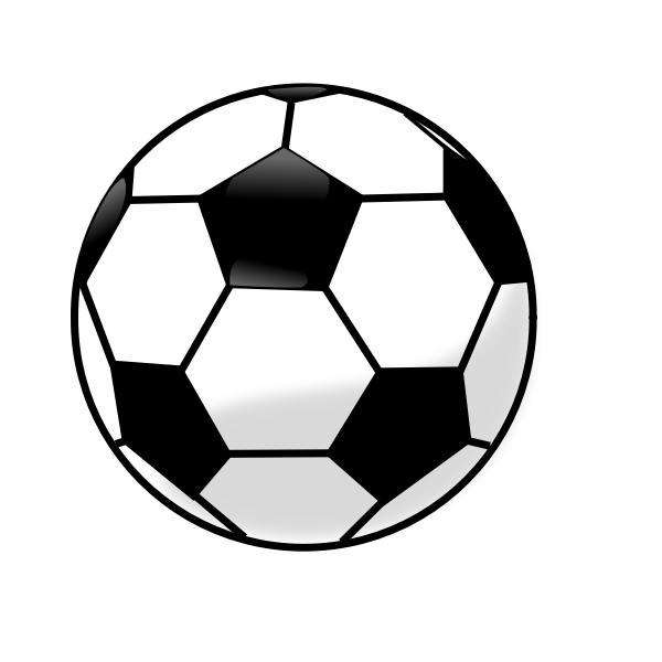 SVG Soccer ball vector clip art graphics