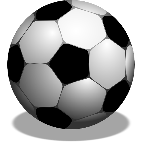 SVG Soccer ball vector graphics