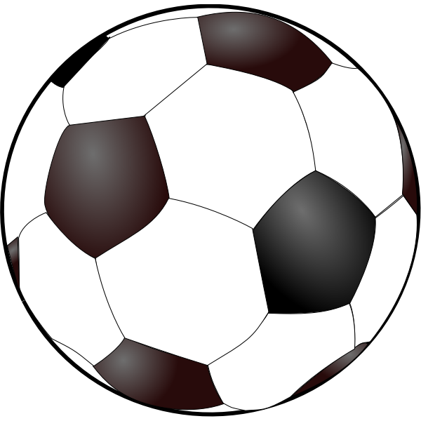 SVG Soccer Ball Vector Image