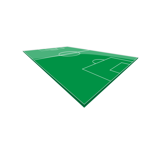 SVG Soccer field vector image