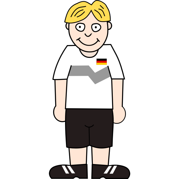 SVG Soccer player from Germany