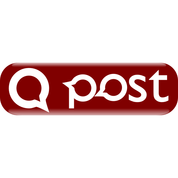 SVG Social network post icon vector image