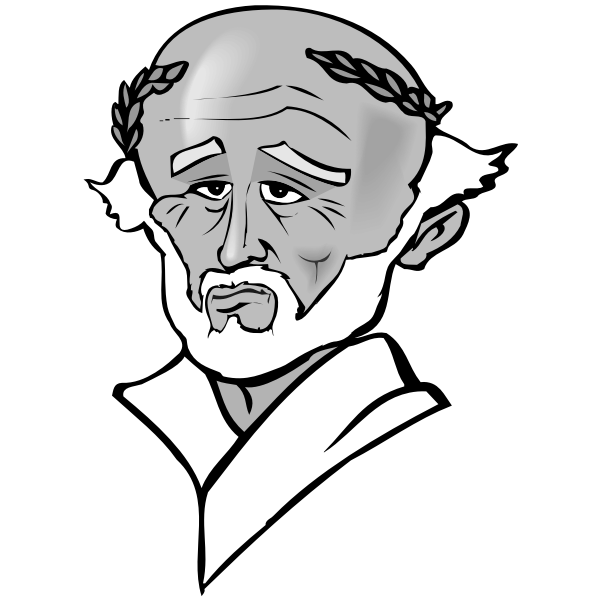 SVG Socrates portrait