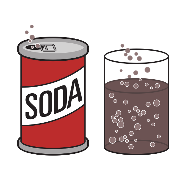 SVG Soda Can and A Glass
