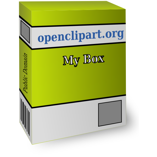 SVG Software box vector image
