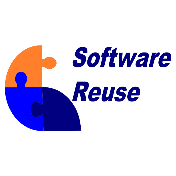 SVG Software reuse sign vector illustration