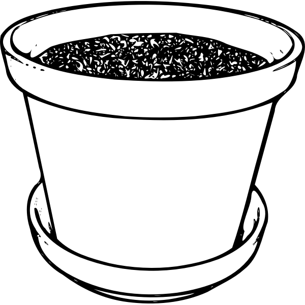 SVG Soil in pot
