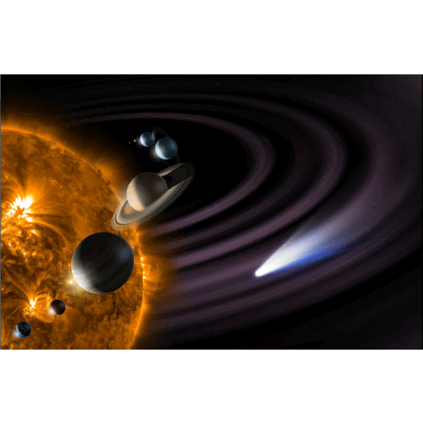 SVG Solar System Art