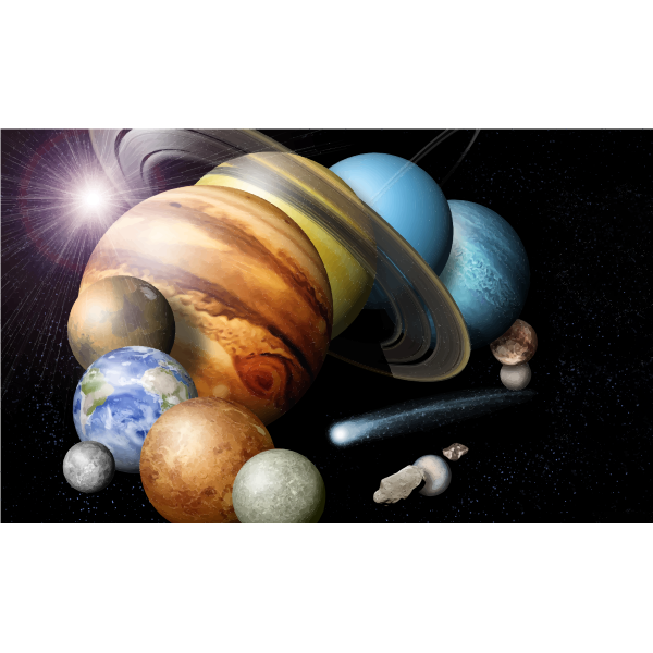 SVG Solar System Art 3