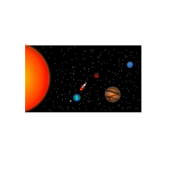 SVG Solar System vector clip art