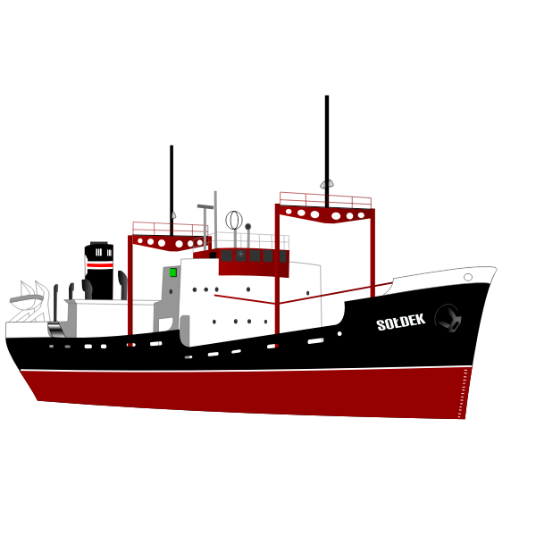 SVG Soldek freight ship vector clip art