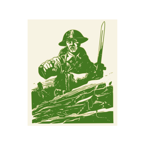SVG Soldier drawing