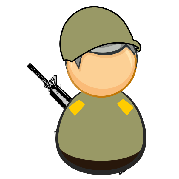 SVG Soldier icon
